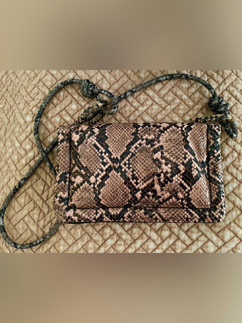ZARA
Snake-Print
Brown Bronze Rectangular
Mini
Shoulder Bag
NEW